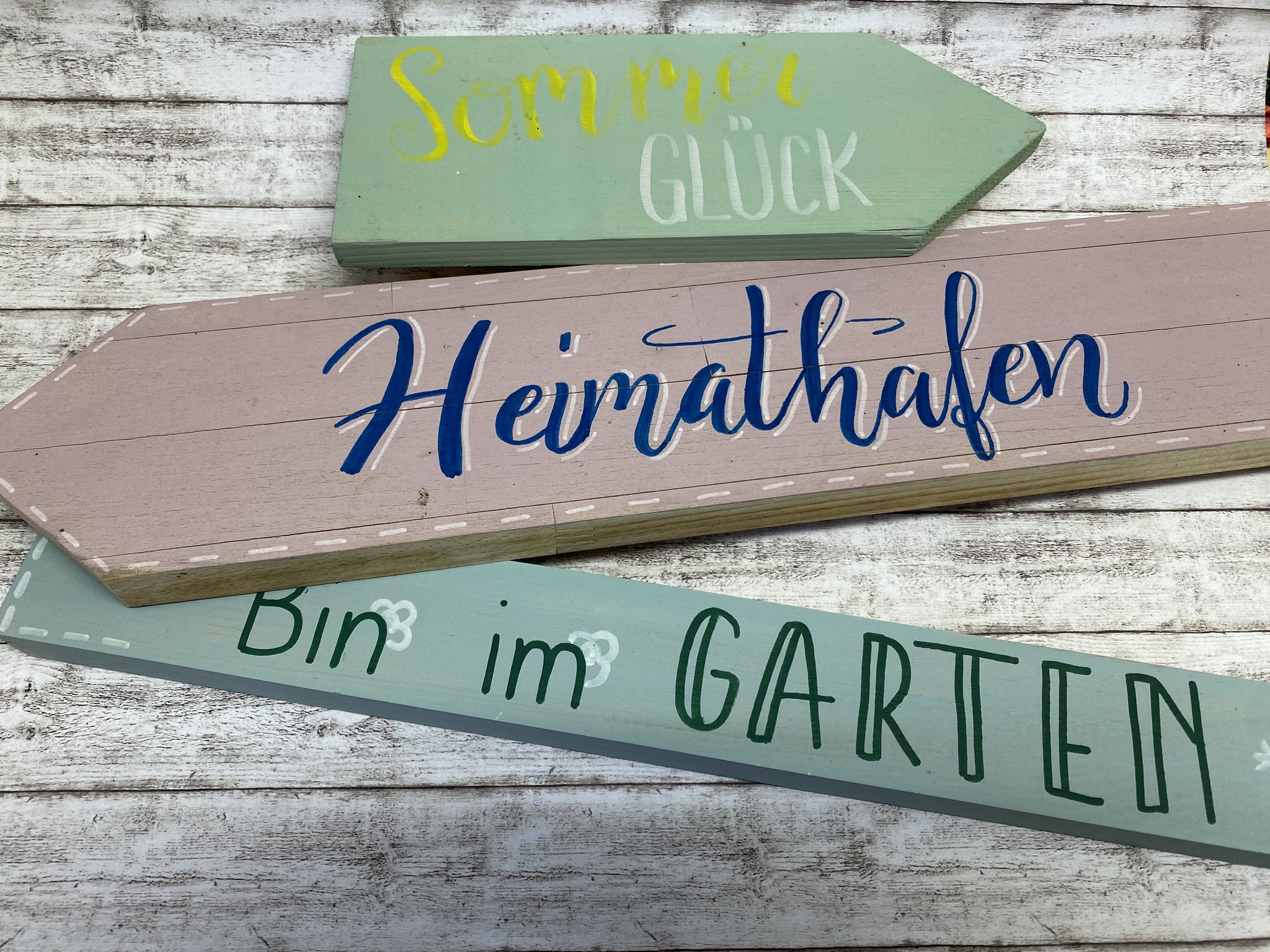 Holzschilder gestalten